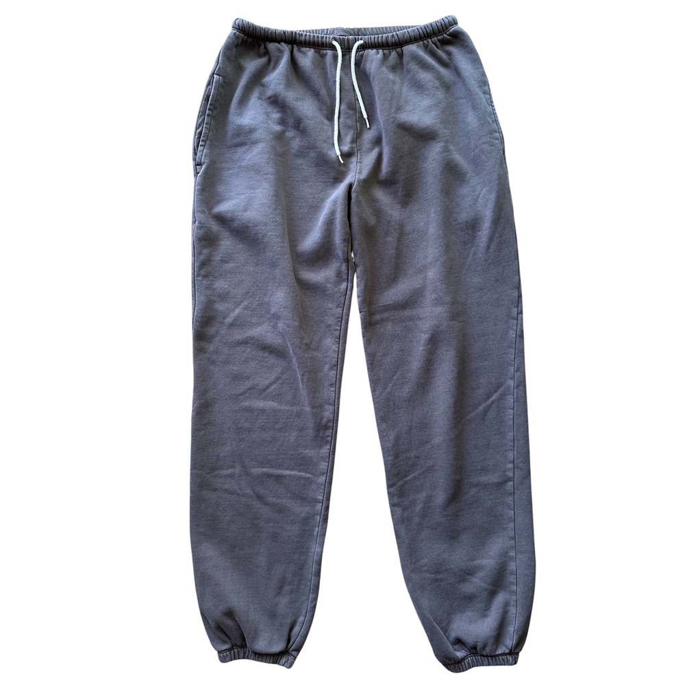 J. Galt Rosa Sweatpants Charcoal Grey Joggers Fleece Lined One Size Small